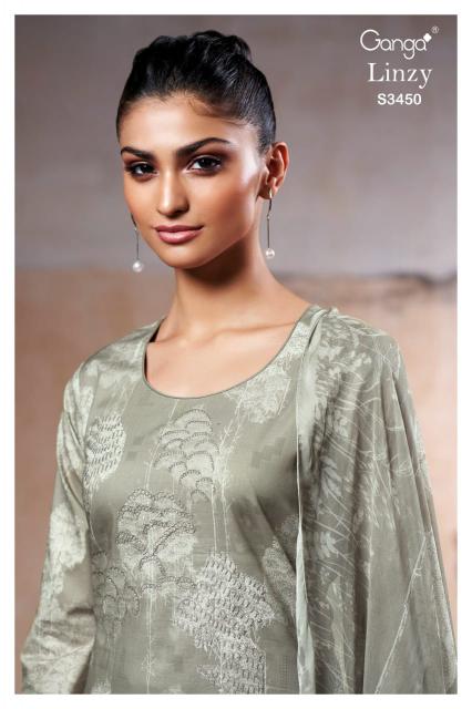 Ganga Linzy 3450 catalog salwar kameez wholesale ahmedabad