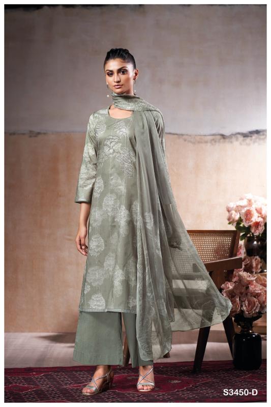 Ganga Linzy 3450 catalog salwar kameez wholesale ahmedabad
