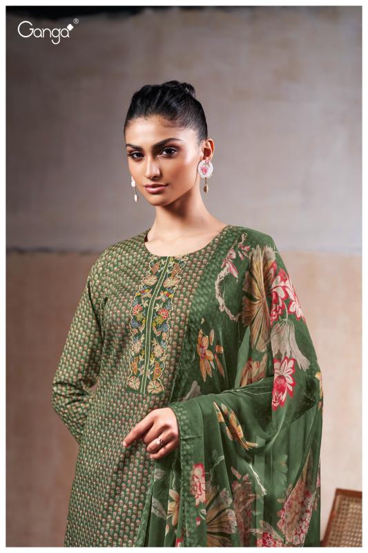 Ganga Maheen 3456 catalog wholesale salwar kameez suppliers in surat