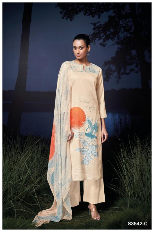 Ganga Maizy 3542 catalog mumbai wholesale salwar kameez
