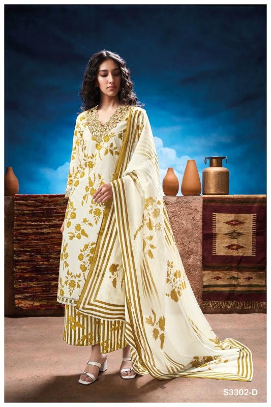 Ganga Mariska 3302 catalog chennai salwar kameez wholesaler 
