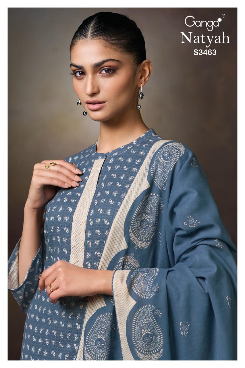 Ganga Natyah 3463 catalog cheap salwar kameez wholesale