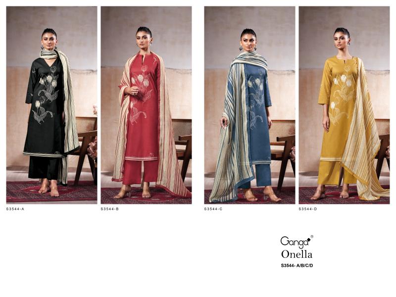 Ganga Onella 3544 catalog wholesale salwar kameez in hyderabad