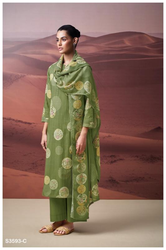 Ganga Prachiti 3593 Catalog india salwar kameez wholesale