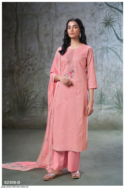 Ganga Varenya 2309 catalog straight salwar kameez wholesale