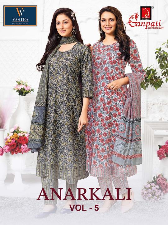 Ganpati Anarkali Vol-5 – Anarkali Style Kurti Pant With Dupatta - Wholesale Catalog