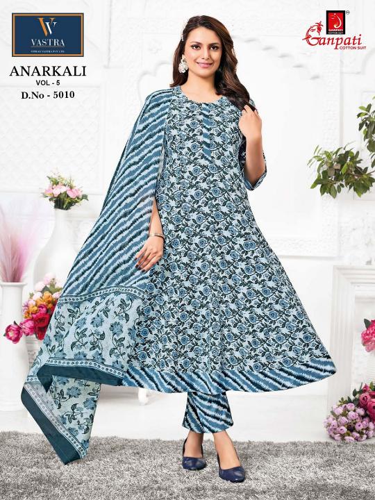 Ganpati Anarkali Vol-5 – Anarkali Style Kurti Pant With Dupatta - Wholesale Catalog