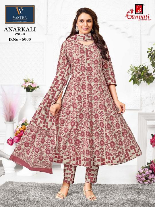 Ganpati Anarkali Vol-5 – Anarkali Style Kurti Pant With Dupatta - Wholesale Catalog