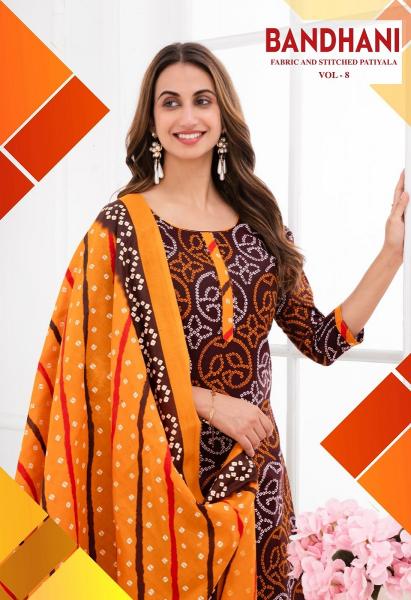 Ganpati Bandhani Vol-8 – Dress Material - Wholesale Catalog