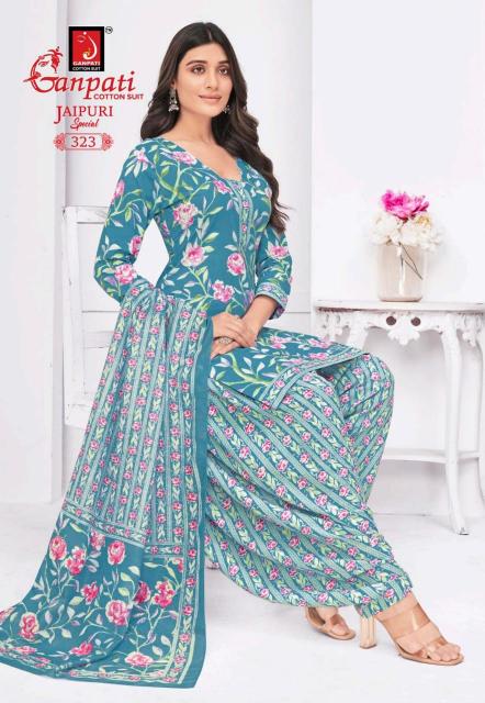 Ganpati Jaipuri Special Patiyala Vol-15 - Dress Material  - Wholesale Catalog