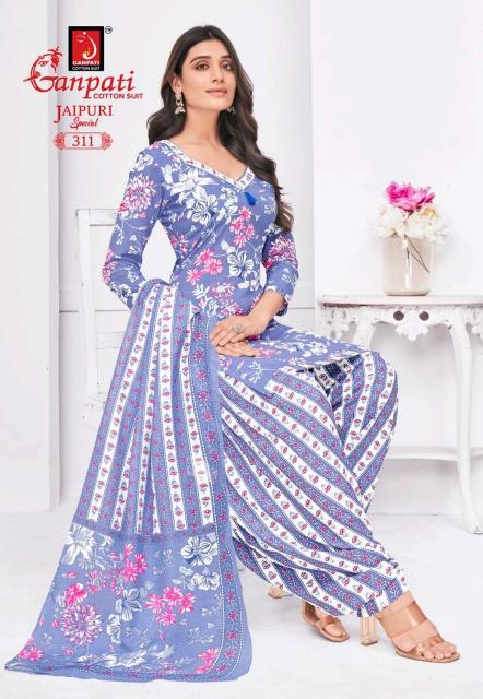 Ganpati Jaipuri Special Patiyala Vol-15 - Dress Material  - Wholesale Catalog