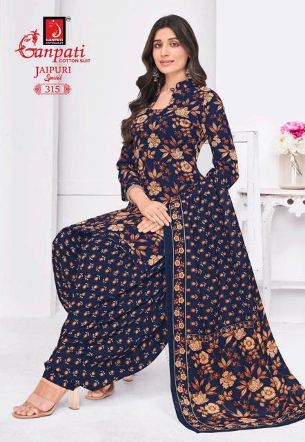 Ganpati Jaipuri Special Patiyala Vol-15 - Dress Material  - Wholesale Catalog