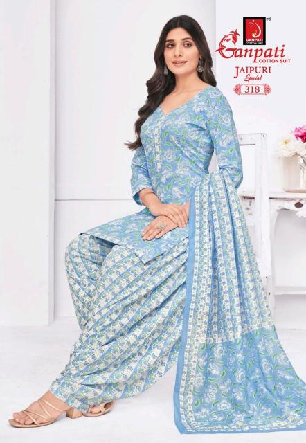 Ganpati Jaipuri Special Patiyala Vol-15 - Dress Material  - Wholesale Catalog