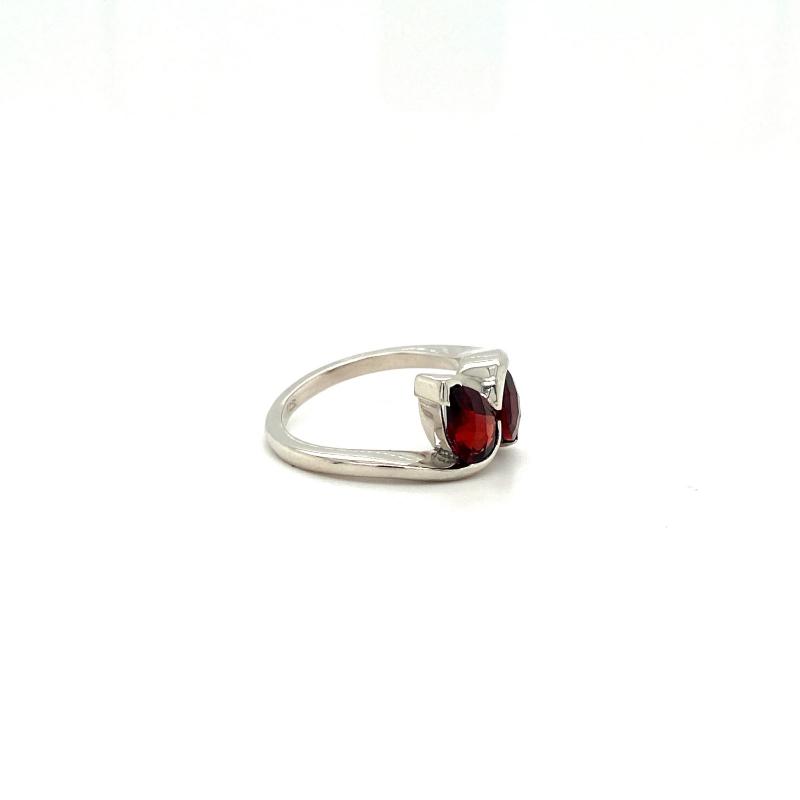 Garnet Ring in 925 Sterling Silver KSR 19913 silver cravings jewellery