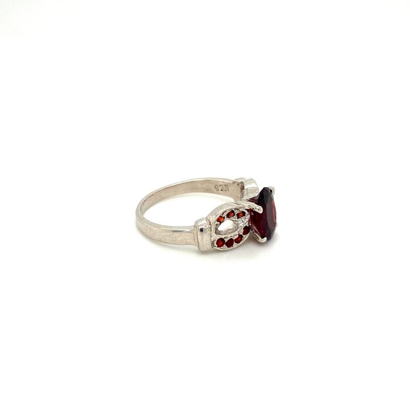 Garnet Ring in 925 Sterling Silver KSR 2437 silver gemstone jewellery