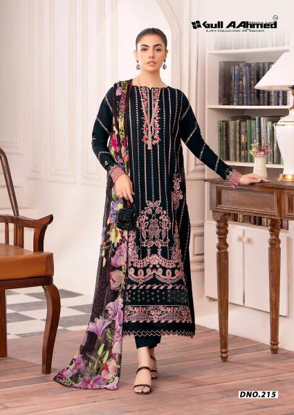 Gull Aahmed Lawn Vol-26 – Karachi Readymade Kurti Pant With Dupatta - Wholesale Catalog