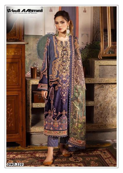 Gull Aahmed Lawn Vol-26 – Karachi Readymade Kurti Pant With Dupatta - Wholesale Catalog