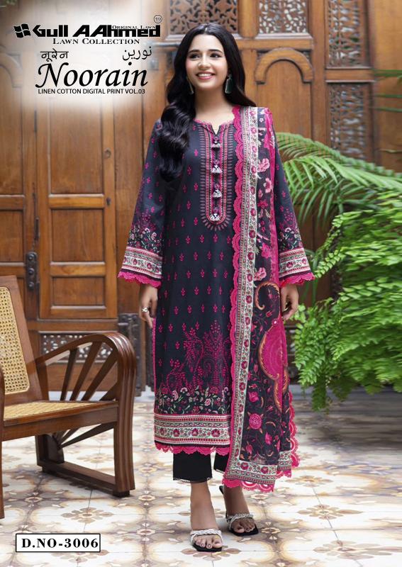 Gull AAhmed Noorain Vol-03 - Karachi Dress Material  - Wholesale Catalog