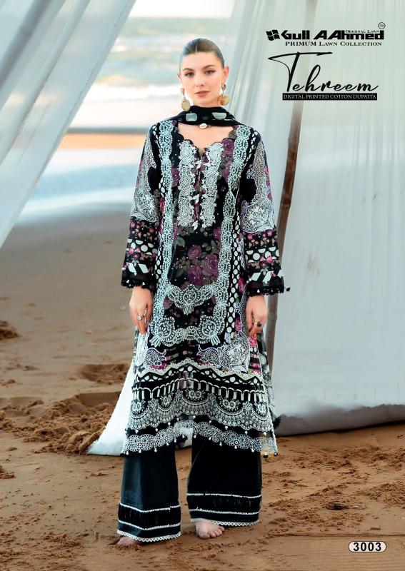 Gull AAhmed Tehreem Vol-03 - Karachi Dress Material  - Wholesale Catalog