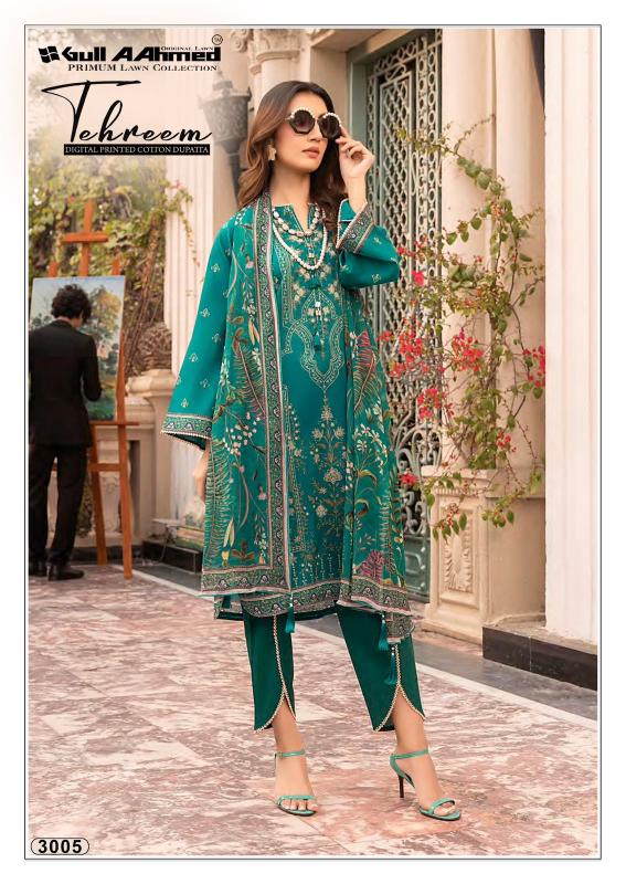 Gull AAhmed Tehreem Vol-03 - Karachi Dress Material  - Wholesale Catalog