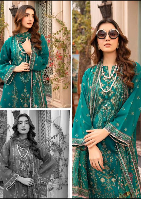 Gull AAhmed Tehreem Vol-03 - Karachi Dress Material  - Wholesale Catalog