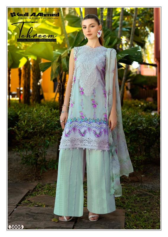 Gull AAhmed Tehreem Vol-03 - Karachi Dress Material  - Wholesale Catalog
