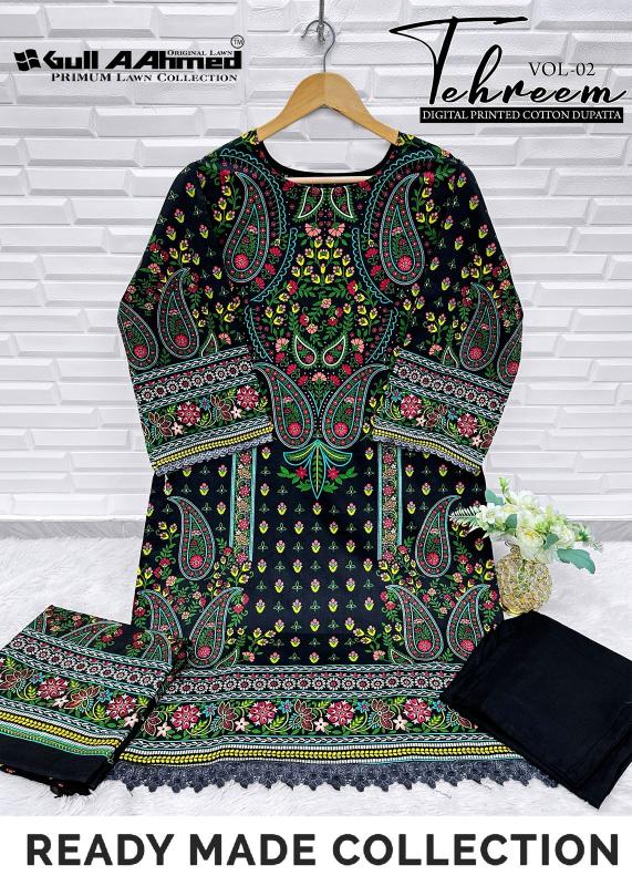 Gull Aahmed Tehreem Vol-2 – Pakistani Karachi Kurti Pant With Dupatta - Wholesale Catalog