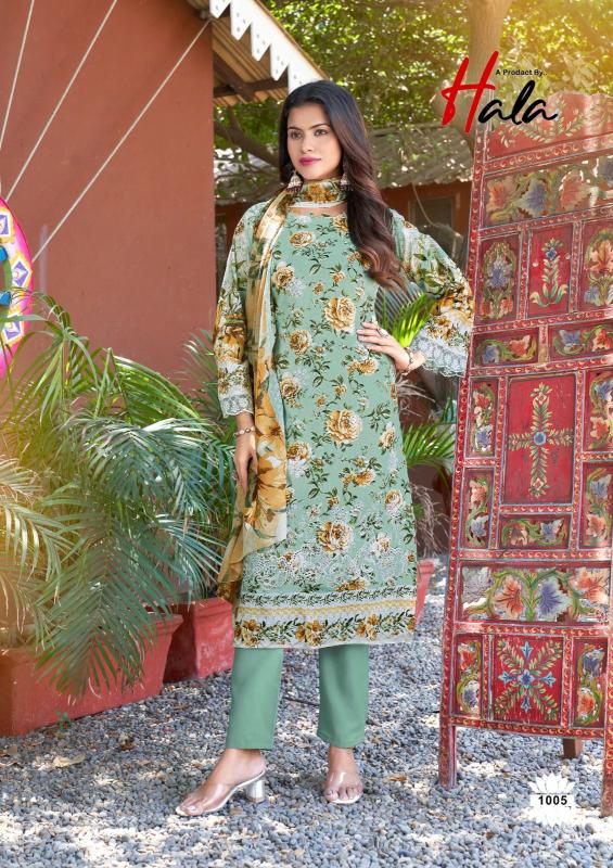 Hala Mira Nur vol 1 catalog wholesale dealers for dress materials in delhi 