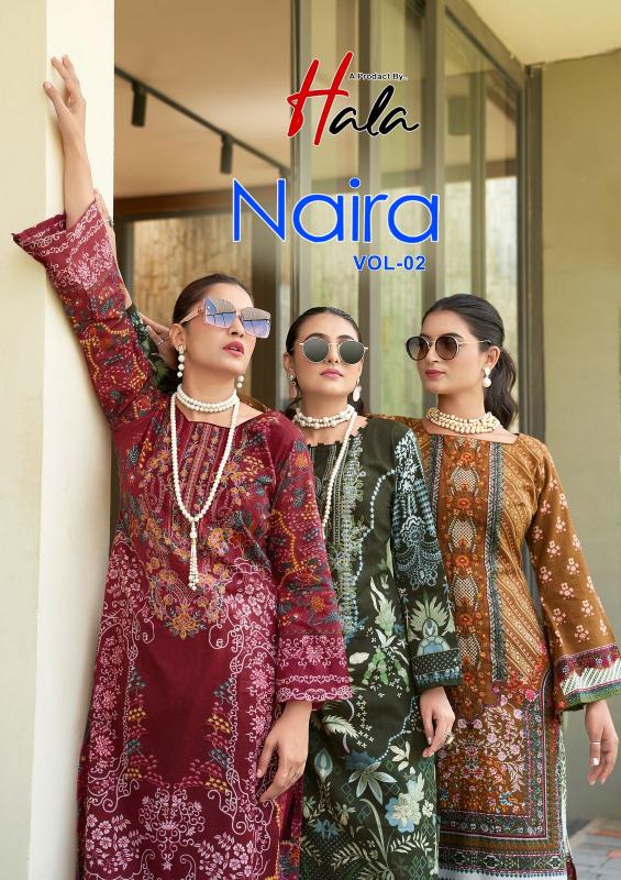 Hala Naira Vol 2 Catalog wholesale dress materials in vijayawada