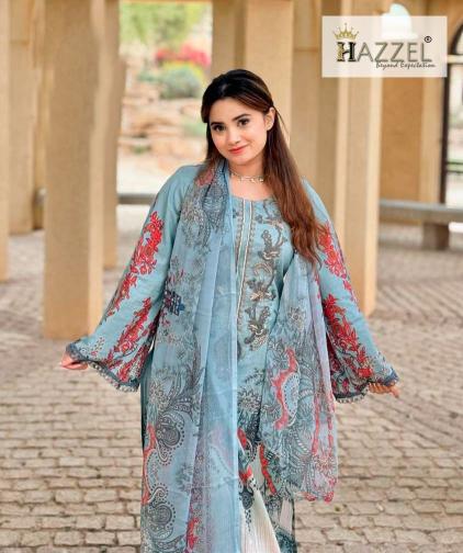 Hazzel MARIA B 0308 Catalog pakistani cotton suits 2025