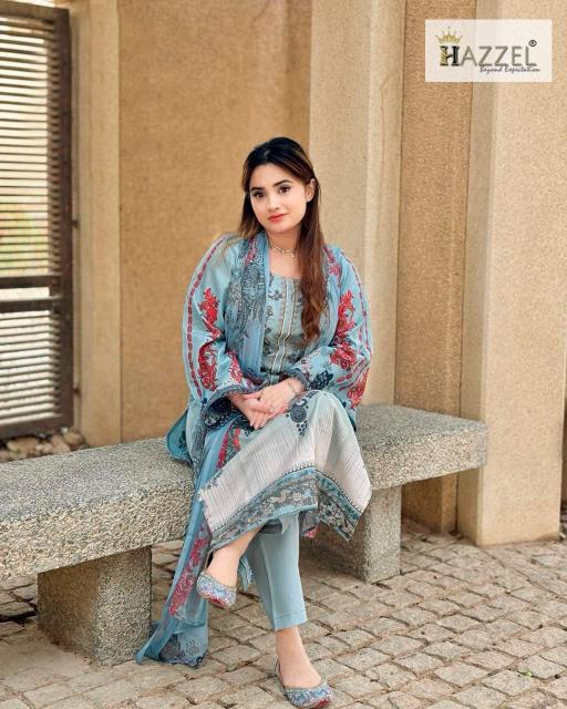 Hazzel MARIA B 0308 Catalog pakistani cotton suits 2025