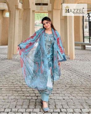 Hazzel MARIA B 0308 Catalog pakistani cotton suits 2025