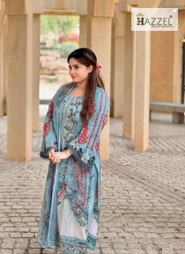 Hazzel MARIA B 0308 Catalog pakistani cotton suits 2025