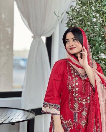 Hazzel Maria B 2001 Catalog straight cut pakistani suits