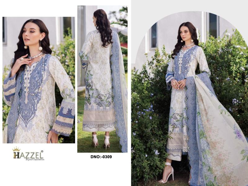 Hazzel Needle Wonder 0309 Catalog pakistani sharara suits 2025