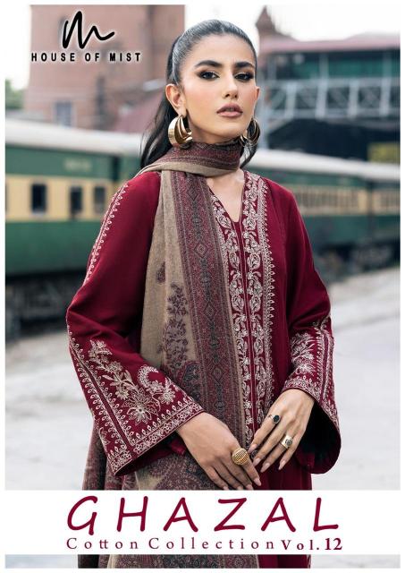 House Of Mist Ghazal Vol-12 – Karachi Dress Material - Wholesale Catalog