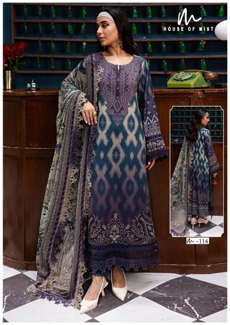 House Of Mist Ghazal Vol-12 – Karachi Dress Material - Wholesale Catalog