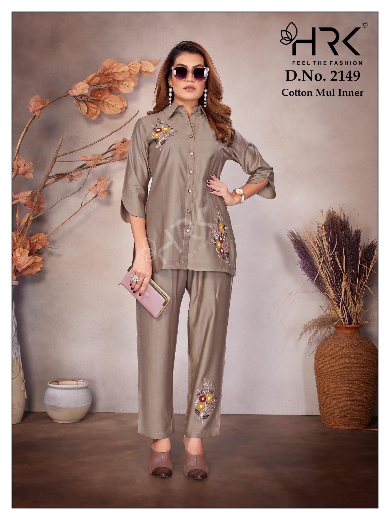 HRK 2148 & 2149 catalog co ord set for women wholesale