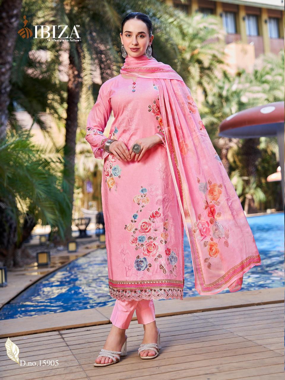 Ibiza Hill Queen Catalog wholesale unstitched salwar kameez material online india