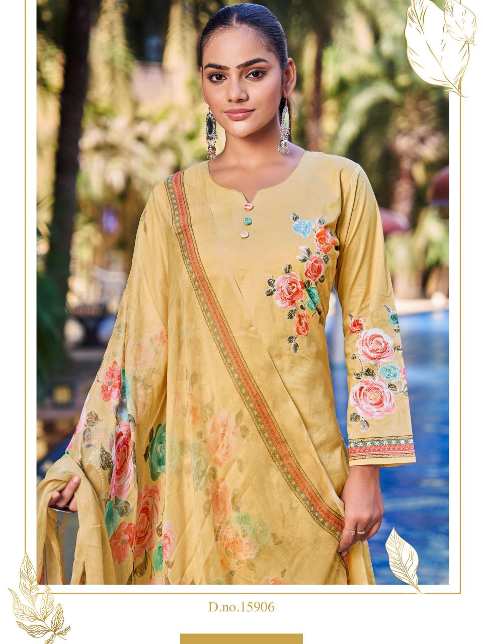 Ibiza Hill Queen Catalog wholesale unstitched salwar kameez material online india