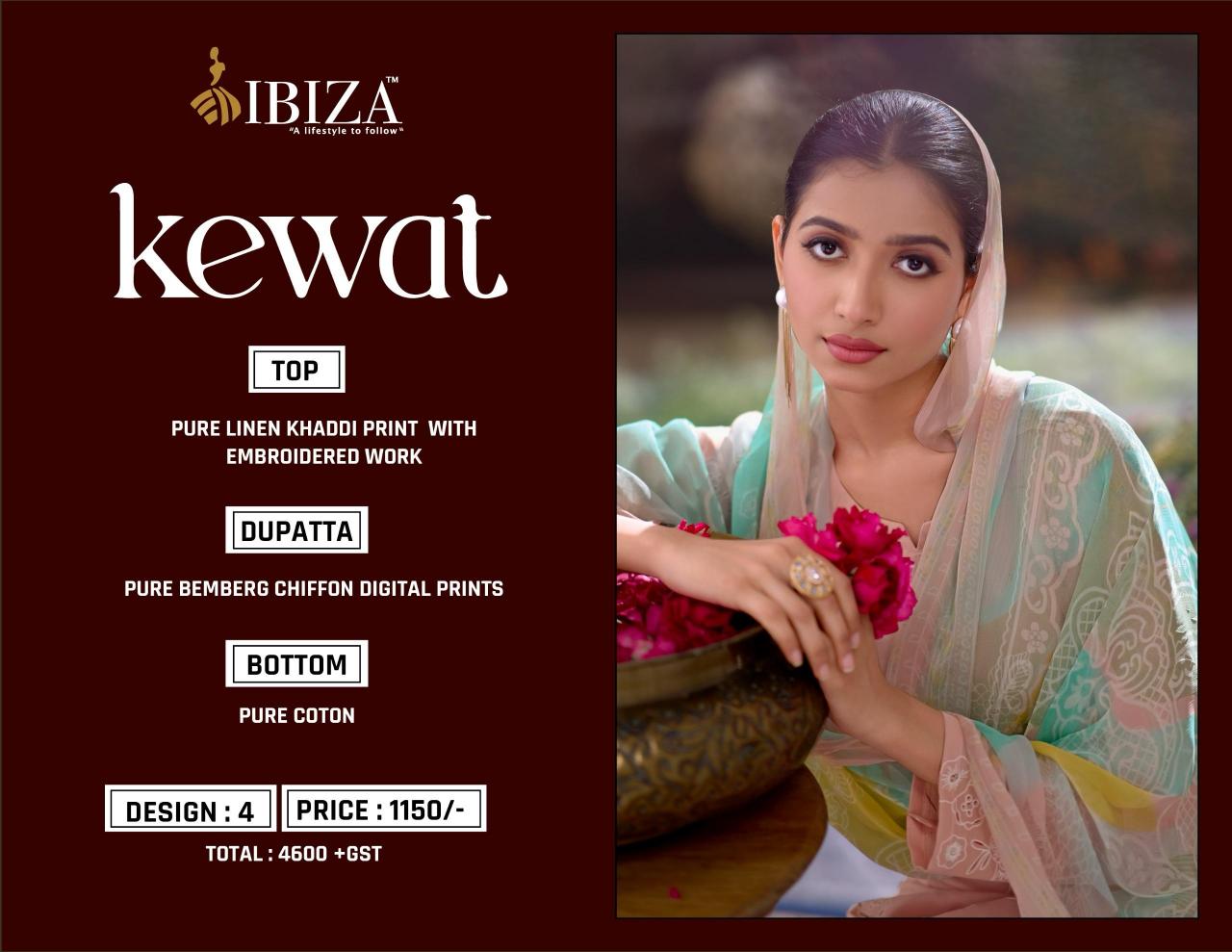 Ibiza Kewat catalog unstitched salwar kameez wholesalers in delhi