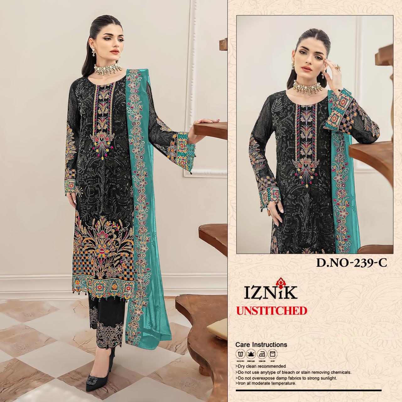 Iznik 239 Catalog pakistani online delivery suit