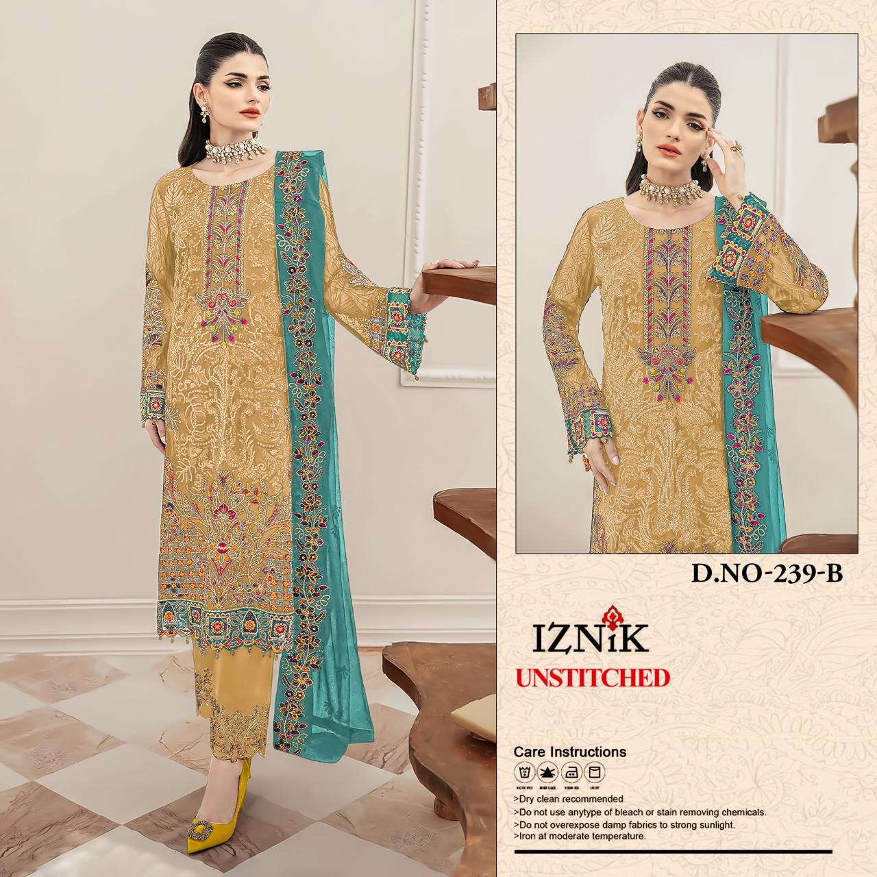 Iznik 239 Catalog pakistani online delivery suit