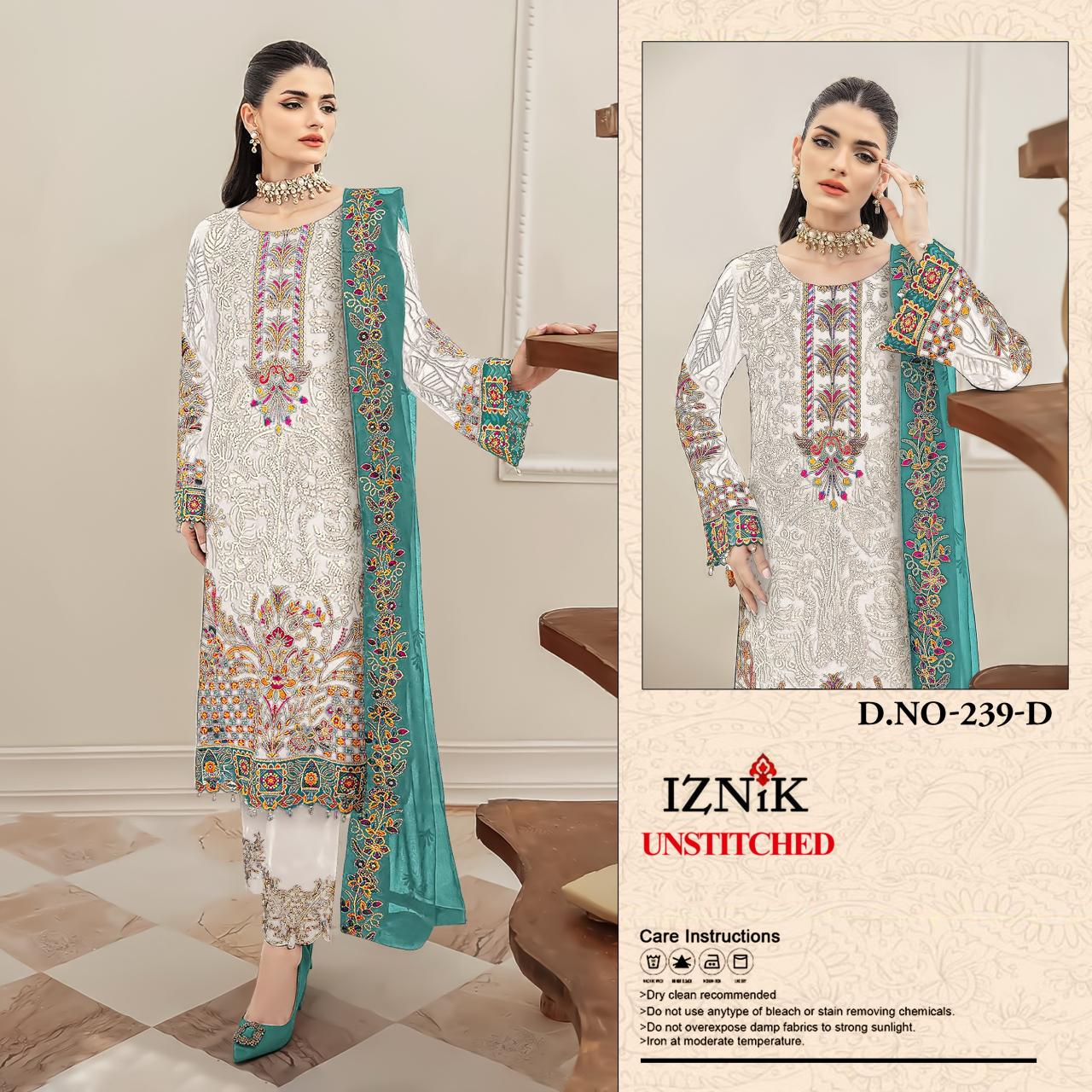 Iznik 239 Catalog pakistani online delivery suit