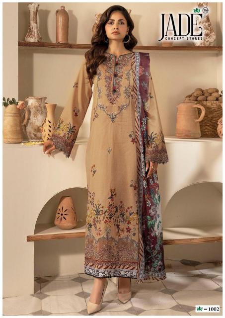 Jade Crimson Vol-10 - Karachi Dress Material  - Wholesale Catalog