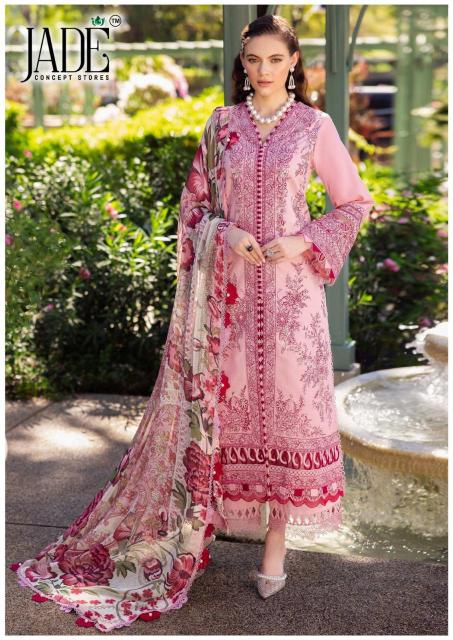 Jade Crimson Vol-10 - Karachi Dress Material  - Wholesale Catalog