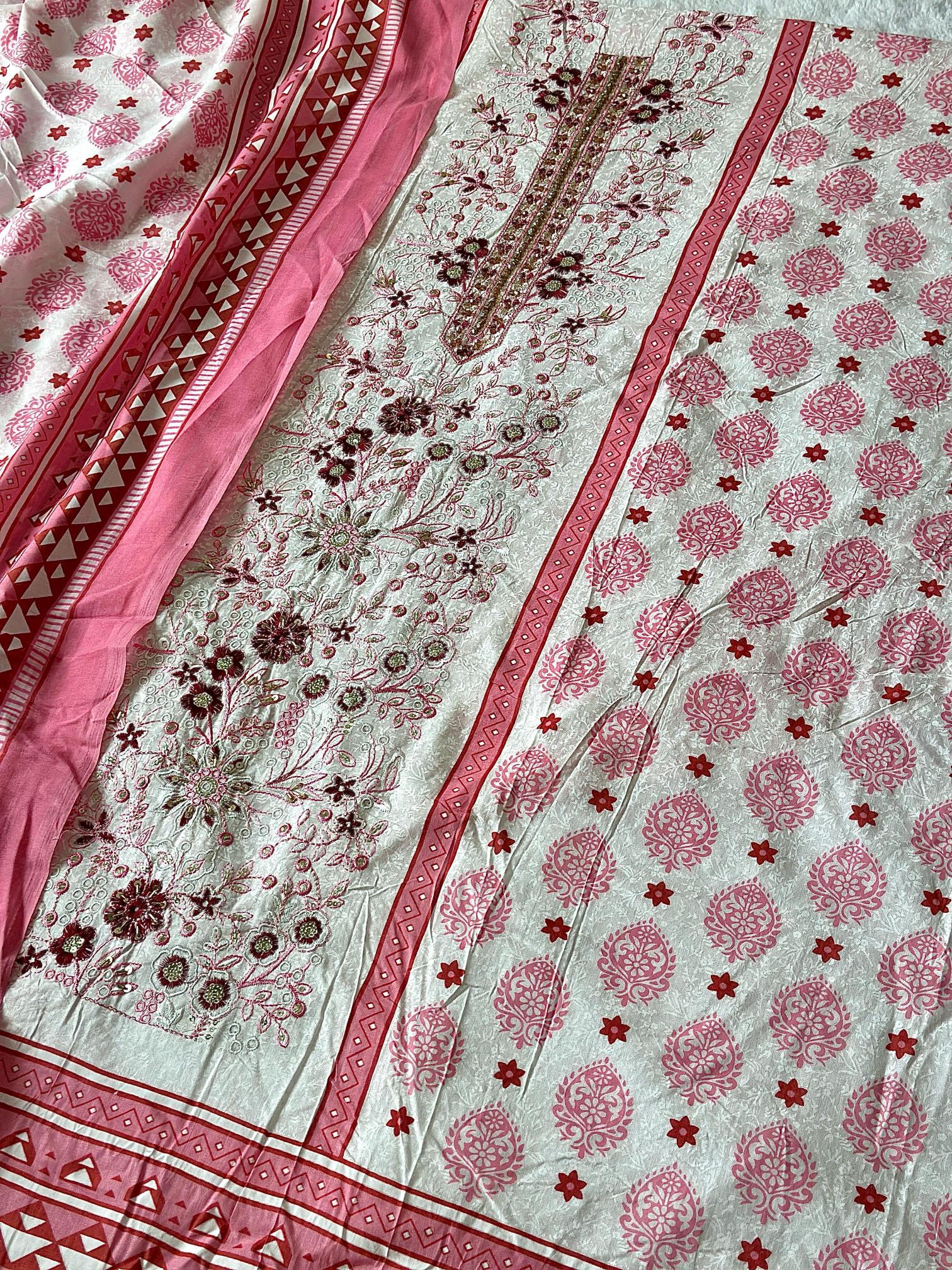 Jihan 3548 To 3549 A Catalog Cotton Dupatta pakistani suit couture 