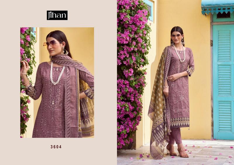 Jihan Bin Saeed Vol 17 catalog pakistani lawn cotton dress material wholesale surat