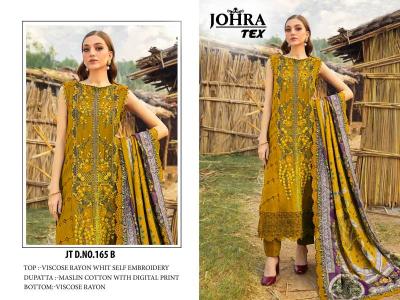 Johra Tex 165 B catalog pakistani suit images download