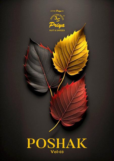 JS Priya Poshak Vol-03 – Dress Material - Wholesale Catalog